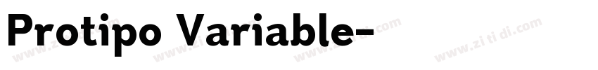 Protipo Variable字体转换